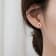 Red Ruby with Moissanite in 14K Yellow Gold Over Sterling Silver Halo
Stud Earrings