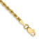 10k Yellow Gold 2.5mm Diamond-Cut Rope Link Bracelet
