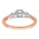 14K Two-tone Lab Grown Diamond VS/SI GH, Complete Engagement Ring 0.71ctw