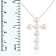 6.5-7mm Button White Cultured Freshwater Pearl Rhodium Over Sterling
Silver Pendant