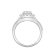 White Cubic Zirconia Platinum Over Sterling Silver Ring 2.74ctw
