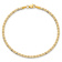 10k Yellow Gold 2.4mm Flat Mariner Link Bracelet