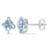 2.75ctw Sky Blue Topaz Stud Earrings in Sterling Silver