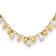 14K Yellow Gold Freshwater Cultured Pearl and Bead Dangle 18 Inch Necklace
