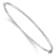 Rhodium Over 14K White Gold Hinged Bangle Bracelet