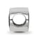 Sterling Silver LogoArt 15.25mm Alpha Chi Omega Oval Letters Bead