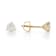Certified White Lab-Grown Diamond H-I SI 14k Yellow Gold Martini Stud
Earrings 1.00ctw