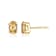 Multi-Color Multi-Gemstone 18k Yellow Gold Over Sterling Silver Earring Set