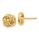 14k Yellow Gold 9.8mm Polished Love Knot Stud Earrings