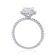 Round White Topaz Sterling Silver Ring, 2.80ctw