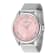 Invicta Celestial 43mm Pink Dial Stainless Steel Band Quartz Watch