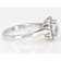 Round CZ Solitaire Statement Ring In Sterling Silver