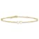 14K Yellow Gold Polished Infinity Symbol 9-inch Plus 1-inch Extension Anklet