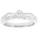 Lab-Grown Diamond Solitaire Ring In Sterling Silver 0.20ctw