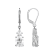 White Cubic Zirconia Platium Over Sterling Silver April Birthstone
Earrings 6.30ctw
