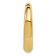 14k Yellow Gold 3D Polished Heart Chain Slide Pendant
