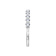 White Cubic Zirconia Platinum Over Sterling Silver Ring 0.90ctw