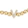 Initial V CZ Beaded Bracelet Set In 14K Gold Over Brass 0.10ctw