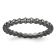 Ruthenium Over Sterling Silver Stackable Expressions Diamond Ring 0.08ctw