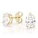 Lab-Grown Diamond Oval Stud Earrings In 14K Gold 3.00ctw