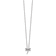 Rhodium Over Sterling Silver White Ice Diamond Dragonfly Necklace