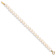 14k Yellow Gold Children's 4-5mm White Egg Shape Freshwater Cultured
Pearl Bracelet