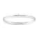 14K White Gold Baby Bangle Bracelet with Snap Box Clasp, 5.5 Inches.