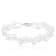 6-7mm White Cultured Freshwater Pearl Silver  Bracelet