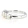 Opal And Diamond Accent Band Ring In Sterling Silver