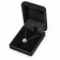 14K White Gold Necklace Round HaloCubic Zirconia Solitaire1.25CTW 18
Inch .60mm Box Link Chain