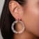 14K Yellow Gold Over Brass Gala Bamboo Acrylic Earrings