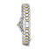 Ladies Charles Hubert Two-tone Brass White Dial Watch