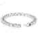 Pave CZ Curb Link Bracelet In Platinum-Enhanced Sterling Silver 9.26ctw