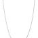 Rhodium Over 10k White Gold 1.15mm Solid Diamond-Cut Rope 24 Inch Chain
