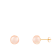 7-7.5mm Pink Cultured Freshwater Pearl 14k Yellow Gold Jewelry Set