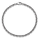 Rhodium Over Sterling Silver 4.0mm Cable 8 Inch Chain