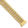 14K Yellow Gold Polished and Diamond-cut Fancy Link Bracelet