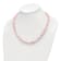 Rhodium Over Sterling Silver 7-8mm Pink Freshwater Pearl Earring
Bracelet Necklace Set