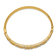 14k Yellow Gold and Rhodium Over 14k White Gold Diamond-Cut 9mm
Graduated Hinged Bangle Bracelet