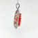 19.85 Cts Rhodochrosite and 3.20 Cts White Diamond Pendant  in 18K 2- Tone