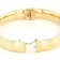 Classic Polished Bangle Bracelet In 18K Gold Over Sterling Silver