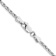 14k White Gold 2.25mm Parisian Wheat Chain 22 Inches