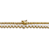 CZ Graduated Tennis Necklace In 14K Gold Over Sterling Silver