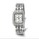 Charles Hubert Ladies Stainless 26x32mm Crystal Bezel Watch