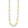 14K Two-Tone Oval Link 20-inch Necklace