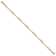 14k Two-tone Gold Fancy Twisted Bar and Infinity Link Bracelet