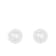 6.5-7mm White Cultured Freshwater Pearl Rhodium Over Sterling Silver Earrings
