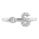 Rhodium Over 14K White Gold Lab Grown Diamond VS/SI GH, Initial S
Adjustable Ring