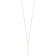 14K Yellow Gold Polished and Diamond-cut with 3-inch Extension Rosary
