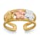14K Tri-Color Plumeria Toe Ring